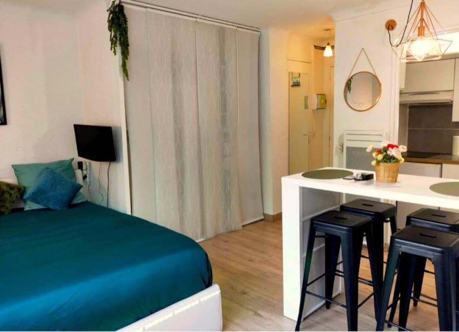 Studio Proche Centre Wifi Parking Appartement Montpellier Buitenkant foto
