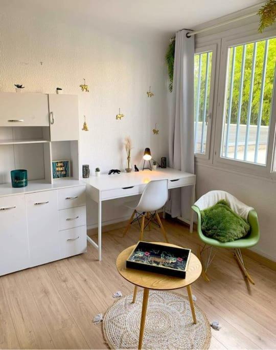Studio Proche Centre Wifi Parking Appartement Montpellier Buitenkant foto